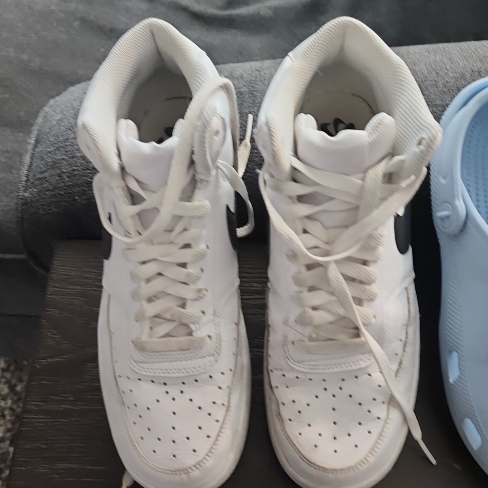 White High-Top Sneakers